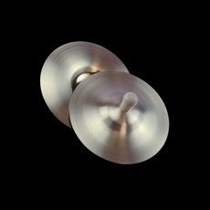 抓週道具 幼敎益智玩具 兒童打擊樂器 9-18CM小鑔, 15釐米銅鑔, 1個