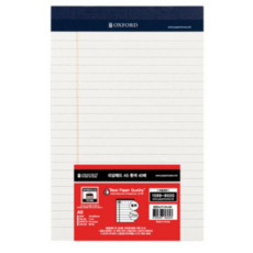 OXFORD 리갈패드 A5, 12개, 40매, 백색