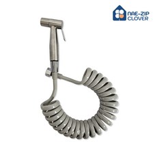 욕실 스프레이건 EVA 스프링 호스 세트, 실버, 3.5m