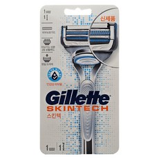 질레트 스킨텍 매뉴얼 플렉스볼 면도기 + 여분날, 1개