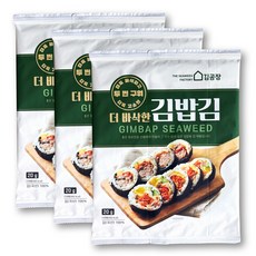 광천김공장 더바삭한 김밥김, 3개, 20g