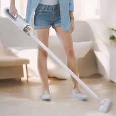 [BLDC 모터] 업킵 무선 핸디형청소기 진공 미니 원룸 핸디 핸드 휴대용 청소기, 화이트, UPKEEP0017