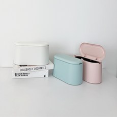 뉴앤룩 원터치 미니 휴지통 3color, 코블 핑크