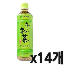이토엔 오이오차 녹차, 525ml, 14개