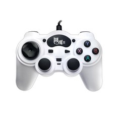 鬪魂二代搖桿 雙振動與自動打怪功能 支援PS3 STEAM Android安卓系統, 白色, 1個