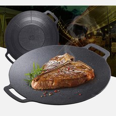 삼겹살판 바베큐그릴 그리들 고기불판 33cm 철판구이 오캠 차크닉 초보캠핑, 그리들33cm
