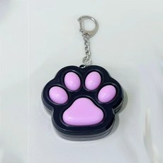 버튼 고양이 발톱 클리커 피젯 키체인 사무실 여행용 감압 불안 및 스트레스 해소 선물 어린이 남아 여아 성인용, 검은색