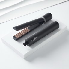旭峰美妝 Fodia 富麗雅 S-12-P 口袋迷你離子夾 迷你平板夾 造型夾, 口袋迷你夾｜石墨黑-玉米鬚, 石墨黑