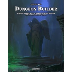 Dungeon Builder: Dungeon Maker with 50 Premade Dungeon Maps for Tabletop Roleplaying Games. Paperback, Independently Published
