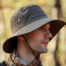 [사은품증정] 캠핑모자 남성 등산모자 하이킹 낚시도시어부 햇빛차단 사파리모자 ht302