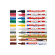 Edding 에딩 750 페인트마카 유성 에딩마카, 에딩 750 백색(049)