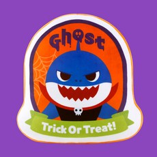 아트박스/위드마켓 핑크퐁 아기상어 할로윈 라인프린트쿠션 (스톤2)