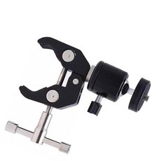 스노우피크 세레스 ES-101 캠핑랜턴 호환 볼헤드 멀티 클램프 360도 거치대, 1개