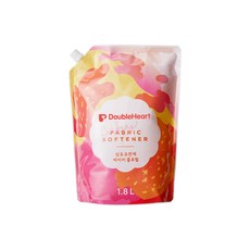 더블하트 [더블하트]유아 섬유유연제 Baby Floral 베이비플로럴 1800ml_리필 유아, 1.8L, 8개