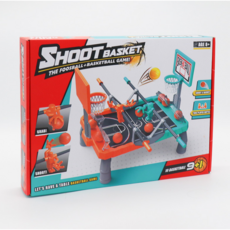 농구놀이 스포츠 어린이 농구 실내 게임기 스탠드 조절, 주황색 판, 1개