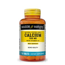 MASON natural 鈣維他命D錠 無糖 500mg, 1瓶, 250顆