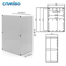 케이스 스피커박스 작업실 우퍼 북쉘프 자작, 263 x 182x125 그레이 뚜껑, 기본 모델명/품번
