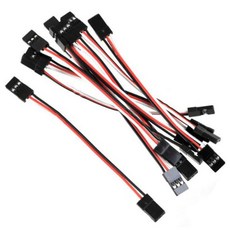 [ 896254 ] 파보모토 10cm 암-암 서보 케이블 연장 와이어 케이블 리드 연결 RC 자동차 비행기 컨트롤 보드 원격 제어 부품, [ 896254 ] 파보모토 10cm 암-암 서보 케이