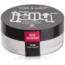 Wet n wild Mega Jelly Jelly Face Primer 투명 캔버스 104A 29.8g(1.05온스), 1개