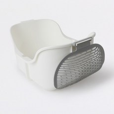 韓國Swing Cat搖搖貓砂盆，方便清理，簡單快速，不用貓砂鏟，保持居家環境清潔，安全無毒材質, 白色, 1個