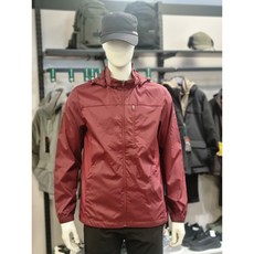 웨스트우드 남성 아웃도어 타공 방풍 자켓 기능성 바람막이 점퍼 버건디 WP1MTJW2211