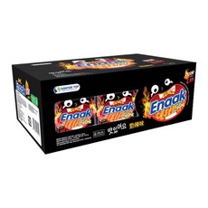 Enaak 韓式小雞麵 盒裝 勁辣味 點心麵 韓國點心 韓國零食 休閒零食, 24個, 28g