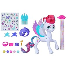 정품++ My Little Pony 마이 리틀 포니 Toys Zipp Storm Style of The Day 12.7cm(5인치) 헤어 스타일링 인형 패션 포함 및, 정품++ My Little Pony Toys Zipp, 1개