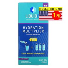 Liquid I.V. 리퀴드 아이비 전해질 음료 믹스 아사이 베리맛 10개입, 1개, 160g