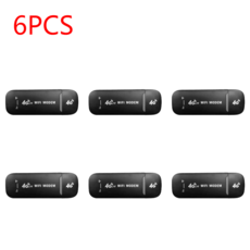 무선 고속 라우터 플매트 카펫 러그 앤 플레이 SIM 카드 노트북 노트북용 USB 동글 와이파이 모뎀 4G 어댑터 150Mbps 20 개 1, 01 CHINA, [04] 6pcs
