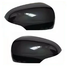 자동차 사이드 미러 커버 도요타 프리우스 C 아쿠아 액시오 2012-2018 백미러 하우징 액세서리 블랙 또는 화이트, Black A Pair