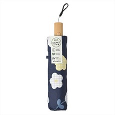 nifty colors ECO LOOPET 花卉設計輕巧雨傘 木質手柄