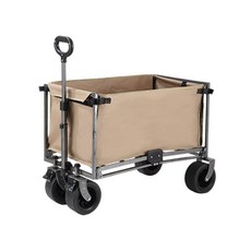 戶外露營推車 可折疊, 米白色, 1個