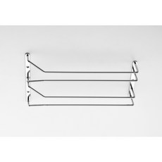 台灣製造 不鏽鋼 酒杯架 高腳杯架 雙排四排高腳杯架 上裝杯架 廚房置物架 餐具收納, 1個, 雙排高腳杯架