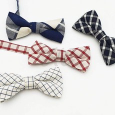 돌잔치 아기 체크 보타이 나비넥타이 유아 남아 정장 행사