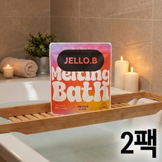 젤로비 욕조젤 가루를 물에 풀면 젤로 변하는 입욕젤, 2개, 100g