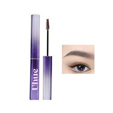 UHUE 絨絨染眉膏 絨霧感野生眉 不易脫色不暈染, 01絨絨灰（適合任意髮色）, 1個
