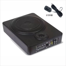 차량용 우퍼 스피커 바닥 트렁크 서브 앰프, 듀얼 스피커, 범용, 10인치
