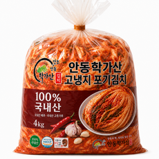 안동학가산 고냉지 포기김치(가정용) 4kg, 1개