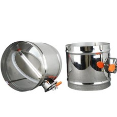 화목난로 수동 댐퍼 용품 조절기 캠핑 화목난로 스테인리스 배기구 댐퍼 화력, AD. 플랜지 컨설팅 고객 를 추가하십시오