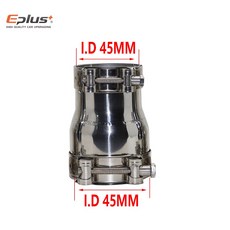 다양한 크기 범용 스테인레스 스틸 감속기 어댑터 자동차 바이크 오토바이 배기 파이프 머플러 용접, I.D 45MM-45MM