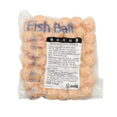 새우 피쉬볼 어육 500g 간식 냉동 피쉬볼 생선살
