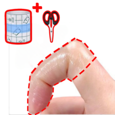 올띵즈원 손톱 물어뜯기 방지 투명 테이프, 1개, 153g