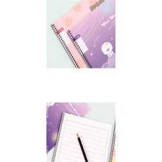 빅조이 초등 무제 노트넓은칸 여 10P 1세트 랜덤 받아쓰기