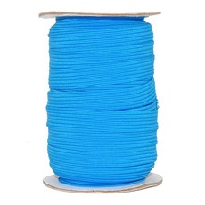 만다라 공예품 12mm 20야드 금속 은 탄성 밴드 - 평평한 코드 1/2 제작용 2인치 땋은 신축 스트랩 1개, Blue, 1/8 Inch 3mm 50 Yards
