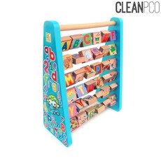 아기 원목 장난감 영어 알파벳 놀이 알파벳맞추기 그림맞추기, 1개