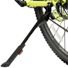 BV 조절 가능한 후면 장착 자전거 킥 스탠드 61-74 cm(24 - 29인치) 산악 자전거/로드 바이크/BMX/MTB (18 mm (구멍 거리)), 튼튼한 34.9kg(75파운드)