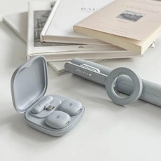 MAGIPEA 美極品 3.0 三腳架自拍棒-磁吸版 自拍神器 N52強力磁吸 藍牙遙控 旅行必備 贈磁吸環 一吸即拍, 1個, 靜謐霧藍+AI降噪麥克風-藍霧音盒, 三腳自拍棒 3.0 磁吸版