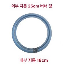 드럼통 덮개 라운드 기름 철통 난방 화덕 스토브 원형 난로 커버, 1개, 1. 25로링(외경25 내경17.5)