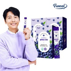 과육이 씹히는 하루하나 블루베리 100% 퓨레 스틱 42포(총 3박스) / 1포당 미국산 블루베리 40알 안토시아닌, 5g