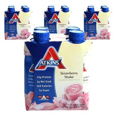 ATKINS 優勢草莓奶昔, 325ml, 16瓶